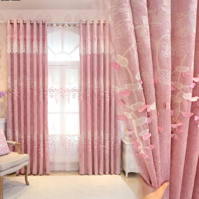 Roze Prinses Gordijnen Meisjes Kamer Stroomden bloem Comfortabele ... Roze Prinses Gordijnen Meisjes Kamer Stroomden bloem Comfortabele ...