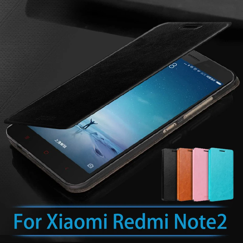 Original Mofi For Xiaomi HongMi Note 2 Redmi Note 2 (5.5 inch) Case Luxury Flip Leather Stand Cover For Hongmi Note 2