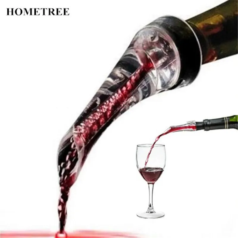 

HOMETREE 1pc Multifunction Wine Olecranon Pourer Red Wine Aerator Decanter Quick Aerating Pourer Wine Bottle Travel Aerator H340
