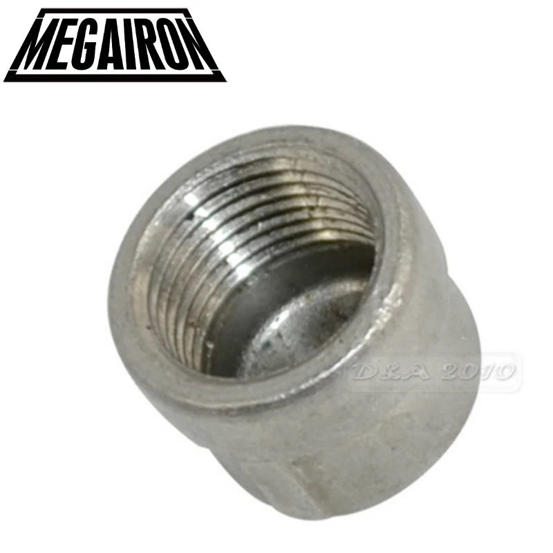 

MEGAIRON BSPT 3/8" DN10 Pipe Cap Female Stainless Steel SS304 Threaded Pipe Cover Cap For Pipe Moonshine Still