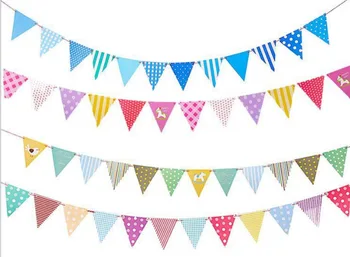 

creative Korean party burgee colorful flag banner hanging flag marriage charm Shower Favor for Wedding birthday Party decor