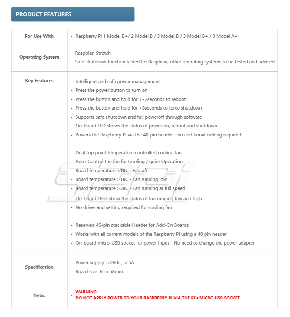 Specification
