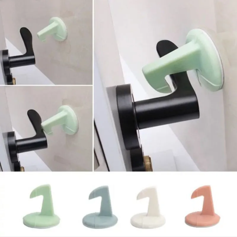 

Thickening Mute Door Fenders Wall Pad Handle Door Lock Protective Pad Household Silicone Wall Sticker