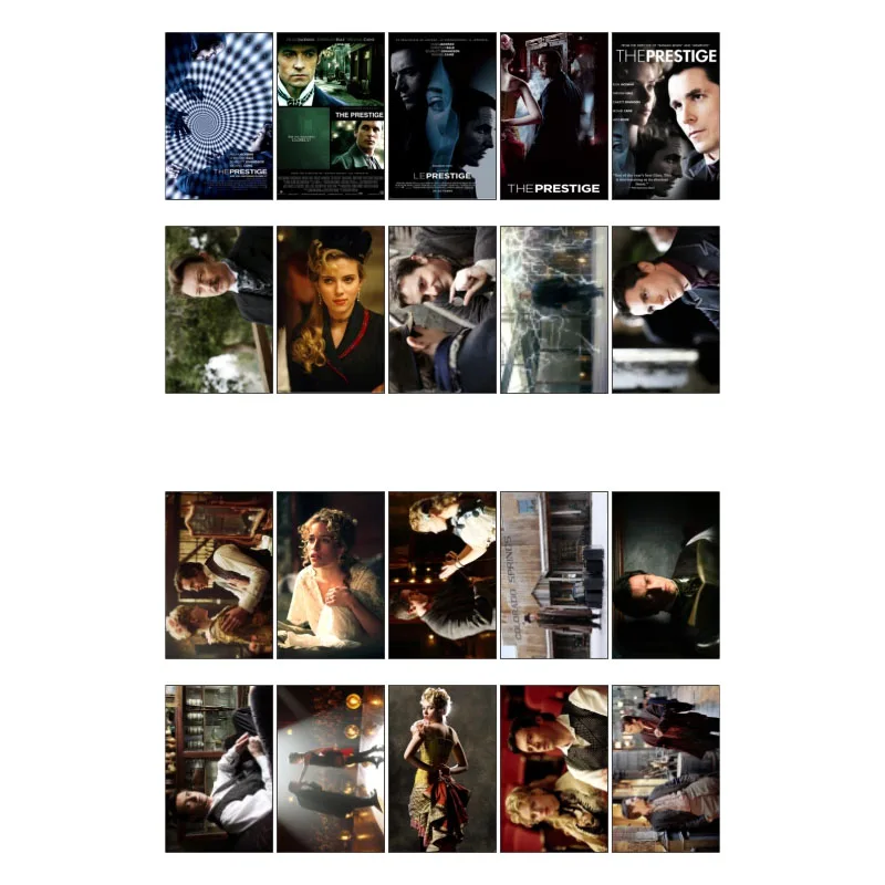 

1 PCS The Prestige Movie Theme Poster DIY Waterproof Sticker Post It Decor Scrapbooking Planner Sluit Sticker Flakes