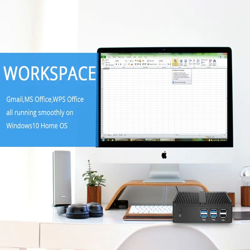 XCY безвентиляторный мини ПК компьютер Intel Win 10 7 Core i7 i5 4200Y HTPC Linux микро настольные компьютеры неттоп NUC MINIPC Sobremesa тонкий клиент