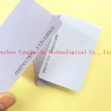 200 шт. 125 кГц уникальный идентификационный номер RFID EM4100 пробельная карта для двери Система контроля доступа/система контроля доступа пустая Smart Карта