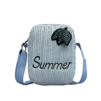 

Woman Bag Shoulder Messenger Straw Fashion Small Square schoudertas dames bags for women 2019 torebki damskie sac main femme