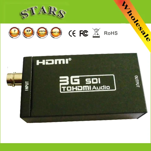 1080 P SD-SDI HD-SDI 3G SDI в HDMI конвертер 2.970/1.485 Gbit/S 270 мбит/с Пау адаптер, оптовая продажа; Бесплатная доставка; Прямая поставка