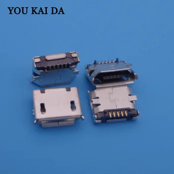 

Micro usb connector SMD female connector B type charge port 50pcs/lot