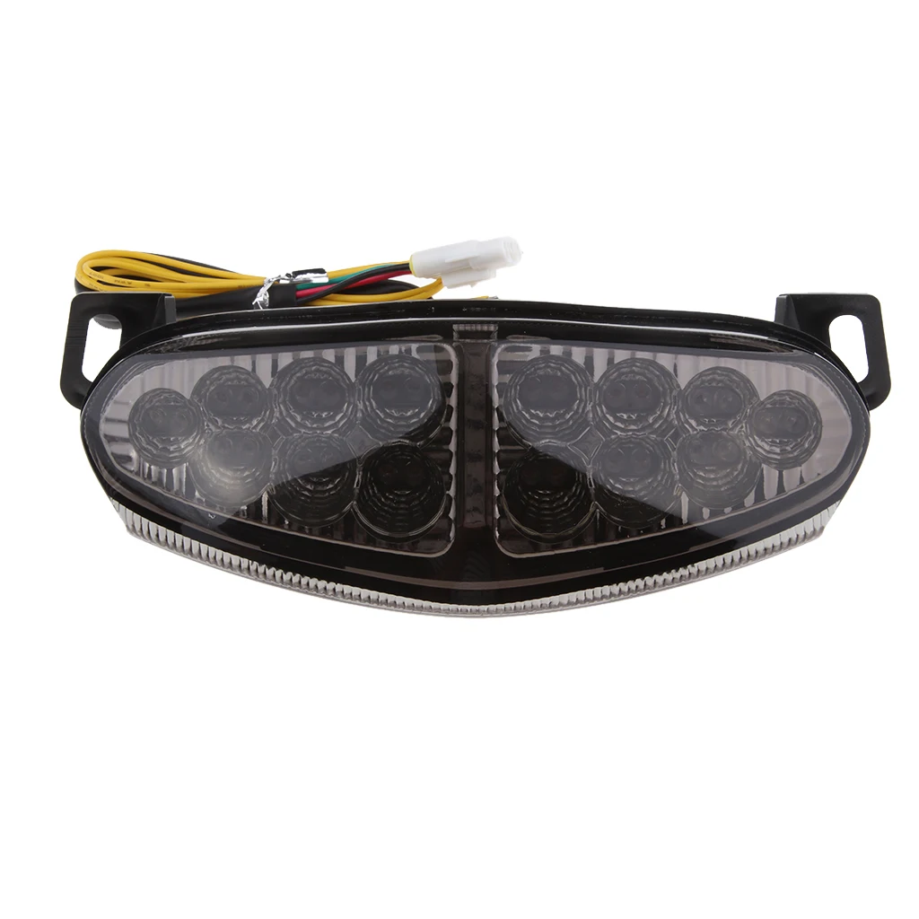 Motorcycle Integrated LED Tail Light for Kawasaki Ninja 650R/ER6N 2009-2011 LED Turn Signal Light Flashing Light Security Alarm