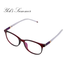 YOK'S маленький прямоугольник, анти-синий светильник, компьютерные очки TR90, Гибкая оптическая оправа для очков по рецепту, декоративные очки W1284