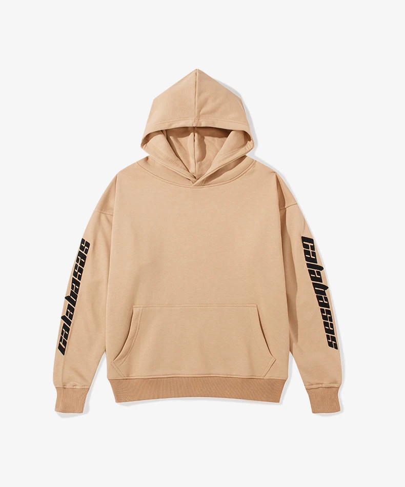 2017 New Hot Latest KANYE WEST CALABASAS letters Long sleeve JUSTIN BIEBER hiphop Fashion Casual Cotton Tee Black M-XL