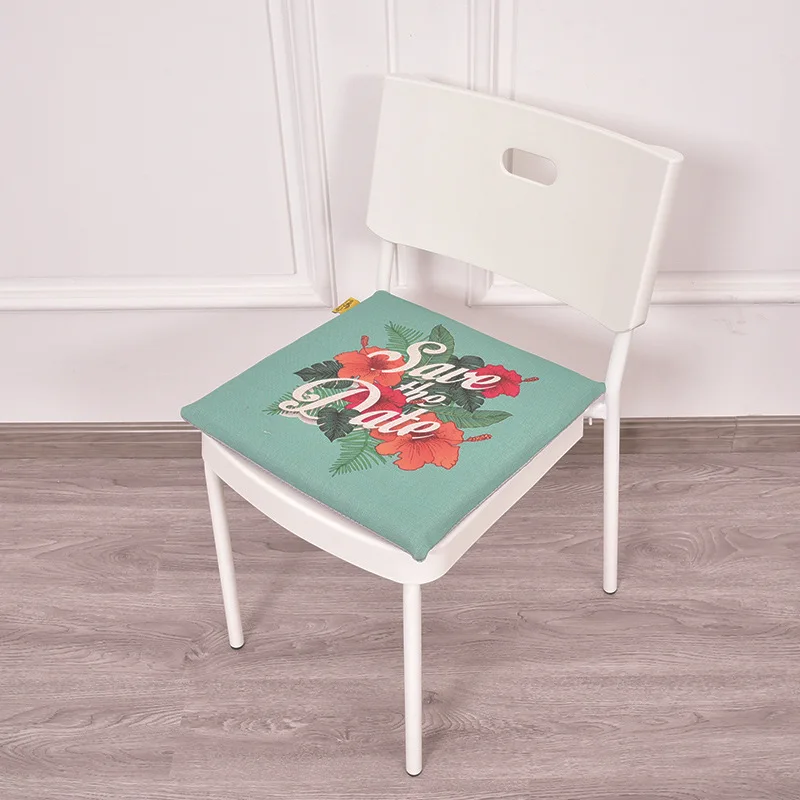 Лидер продаж 40x40x4 см с цветочным принтом Pastrol Стиль Soft Comfort сиденья коврик Декор