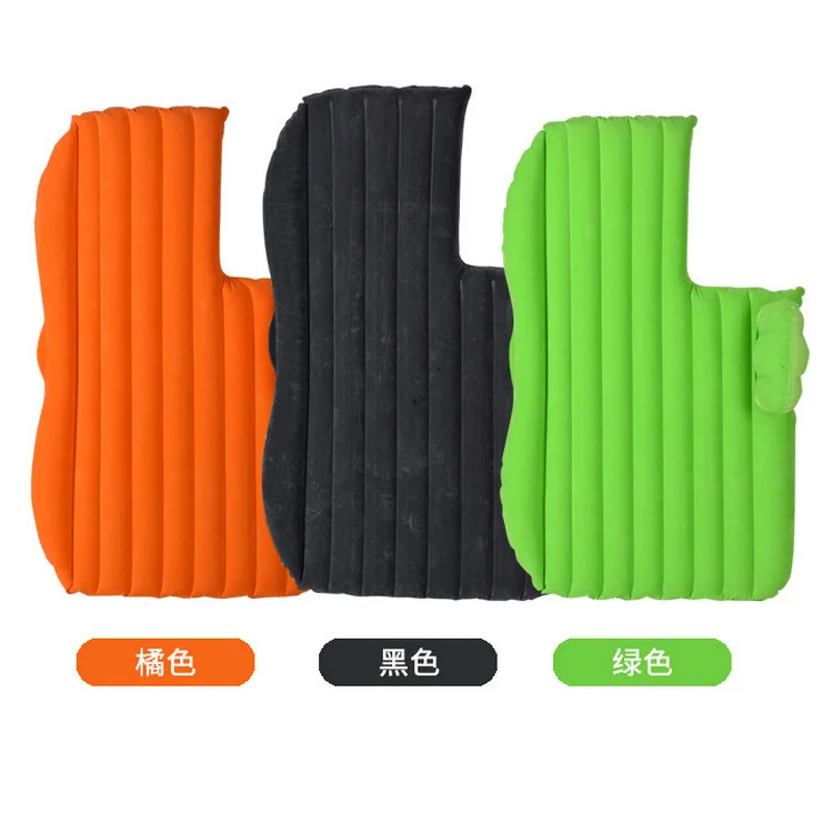 Ergonomic Car Travel Inflatable Mattress Airbed Mattress Camping SUV Extended Air Sofa Car Travel Bed 12V Air Pump 2 air pillows