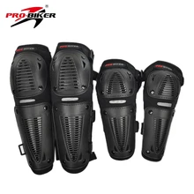 2017 PRO BIKER black Motorbike Racing Motorcycle Protector Motocross Bike Atv Knee Elbows Pads Guards Set