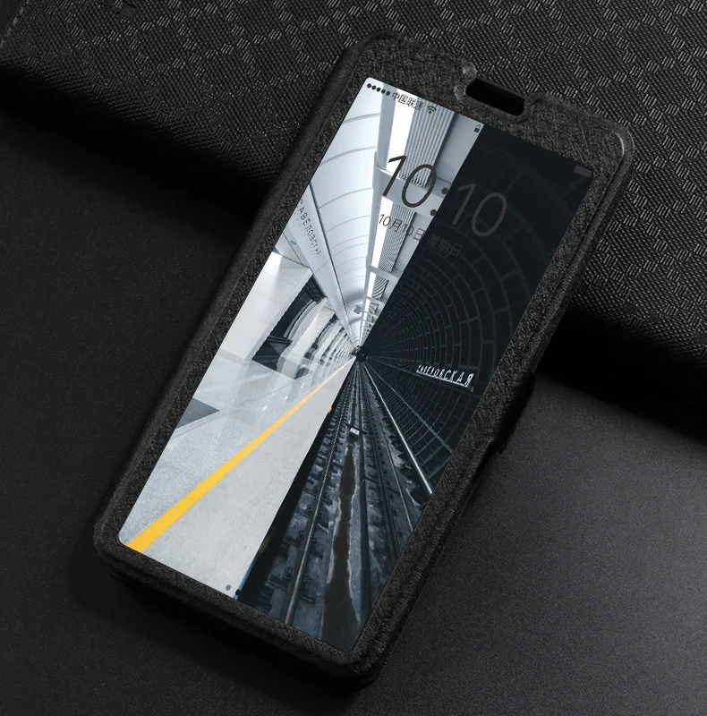 Чехол с откидным окошком для Doogee HOMTOM HT7 HT16 HT17 HT26 HT27 HT37 HT50 чехол s Стенд защитный чехол сумка для мобильного телефона