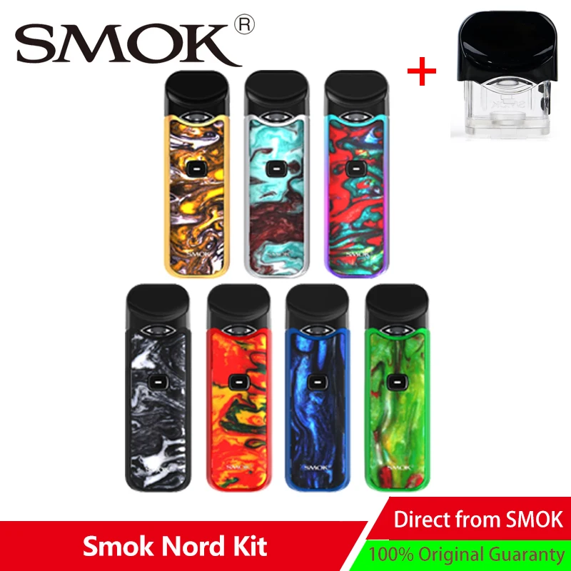 

Original Pod Vape Smok Nord Kit Button-triggered Pod Anti-Leaking Mini Vape Pen Kit with 1100mAh & 3ML Cartridge Mini Vaporizer