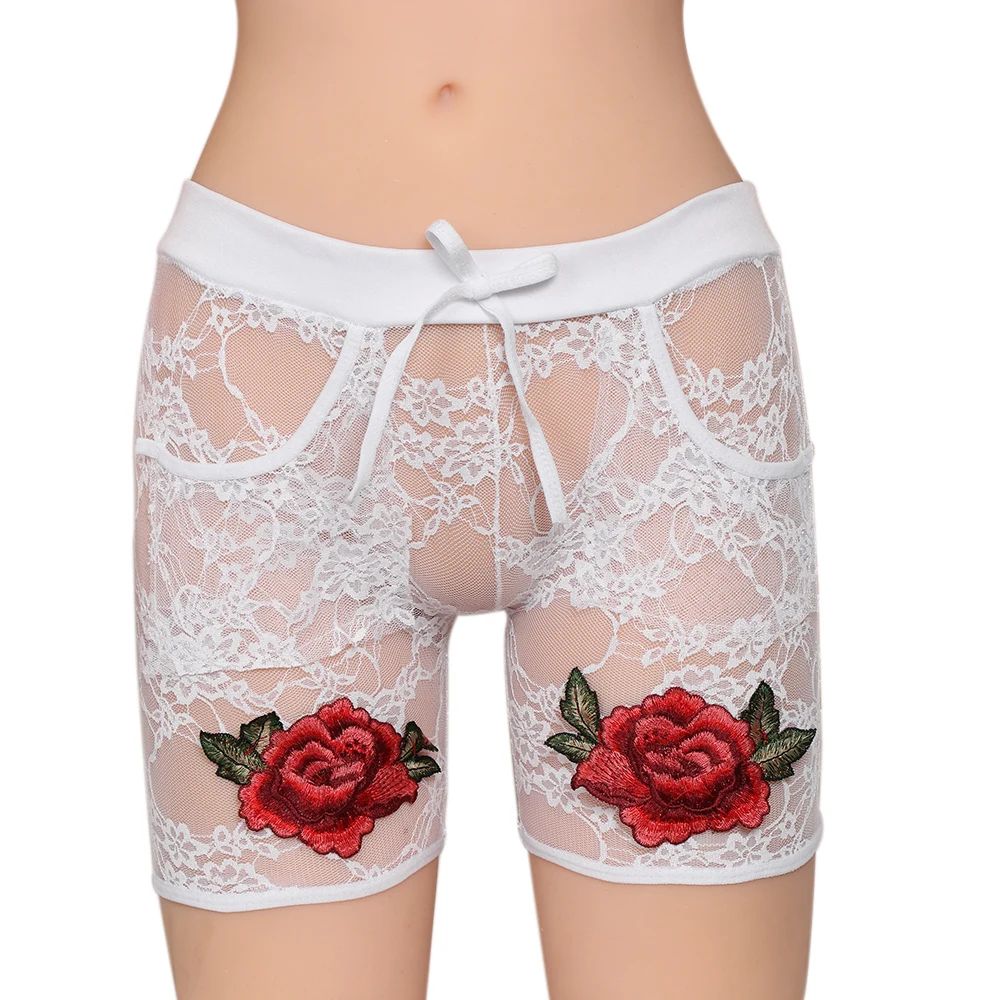 Fashion Women Lace Floral Shorts Sweet Style Lace Crochet