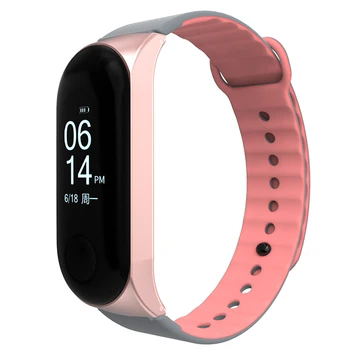 

Wristband for Xiaomi Band 4 and 3 Stainless Steel Strap Replaceable Accessories For Xiomi Xaiomi Xiami Xaomi Xaiomy Women or Men