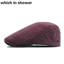 Повседневные клетчатые береты для женщин и мужчин, весенне-осенняя винтажная Кепка на плоской подошве, унисекс, стиль Newsboy, кепка в стиле ретро, летний солнцезащитный щит, Gorras