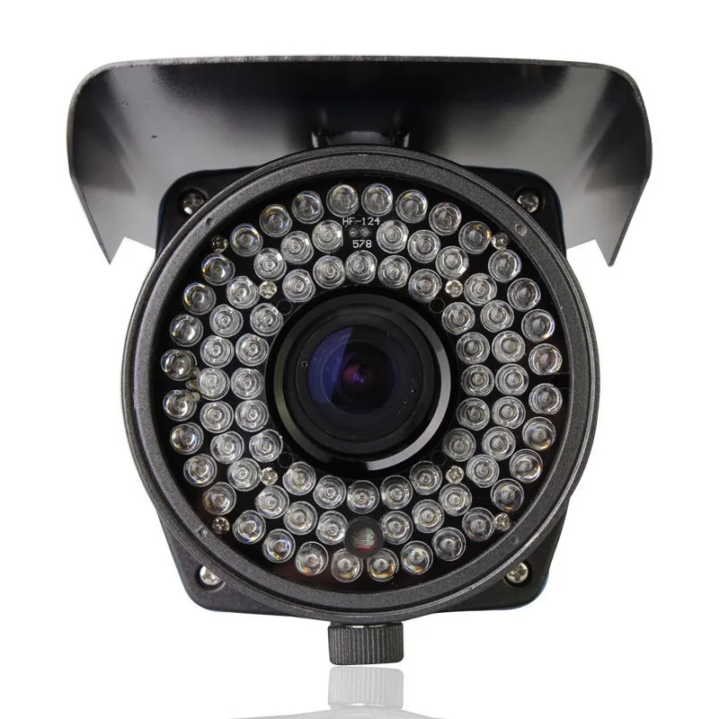 2MP HD CCTV камера AHD 1080p Зум 2,8-12мм объектив с переменным фокусным расстоянием безопасности Линза наблюдения 78 * LED Инфракрасный свет Открытая