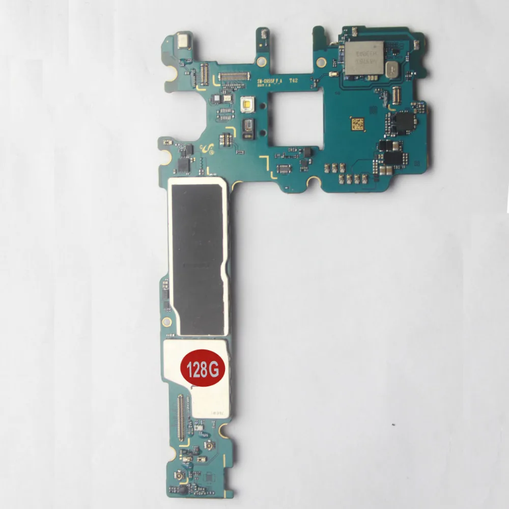 Основная материнская плата разблокированная для Samsung Galaxy S8 Plus G955FD (одна карта) 128GB