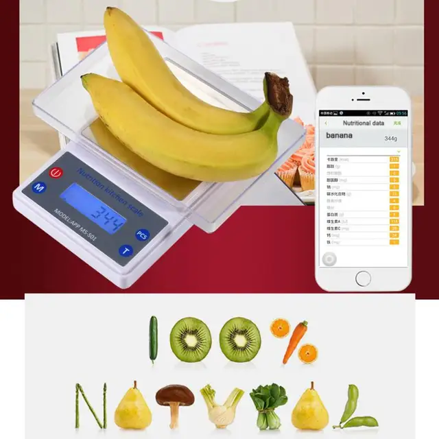 5kg X 1g Stainless Steel Digital Scales Lcd Electronic Food T 5kg X 1g Stainless Steel Digital Scales Lcd Electronic Food T Kitchen Scale Smart Bluetooth Nutrition