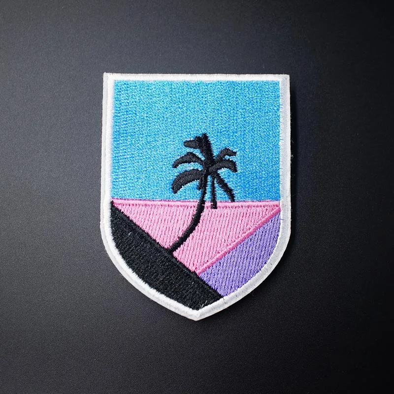 

Coconut Tree 5.7x7.8cm Mend Patch Badges Embroidered Applique Sewing Clothes Stickers Garment Apparel Accessories Patches Badge