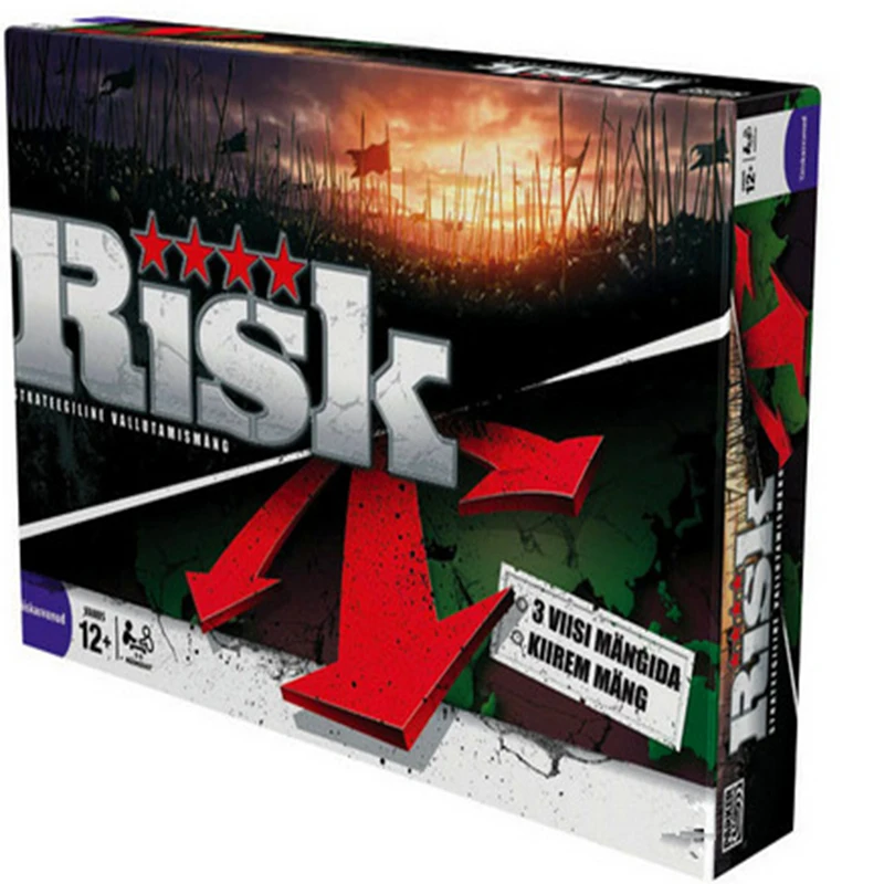 

Board Game Risk Puzzle Toys full English Version Big Battle of the Warring States situation game chess for party and family