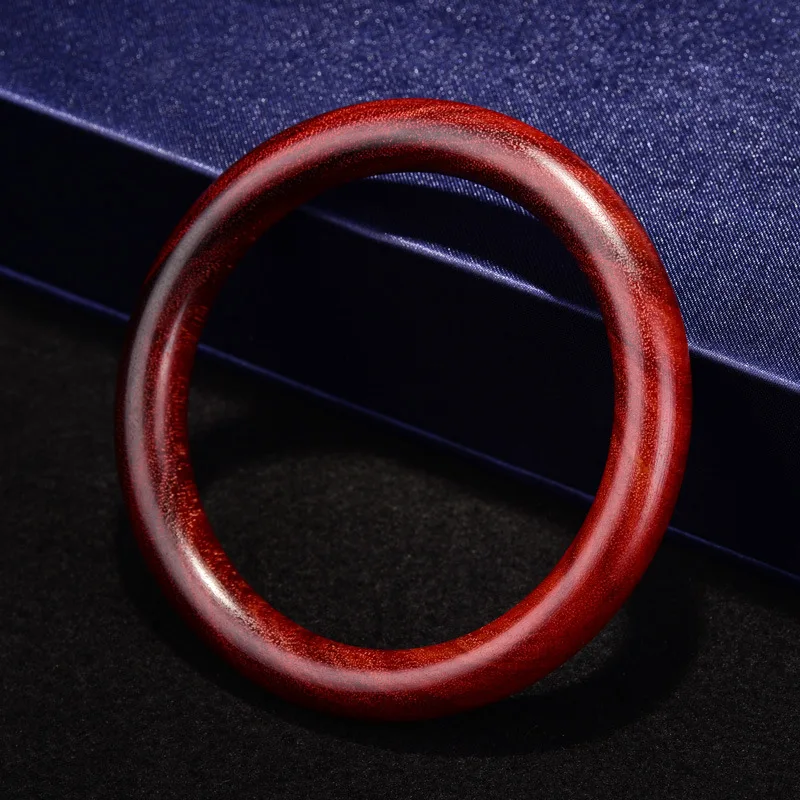 

JoursNeige Natural Indian Lobular Red Sandalwood Bangles10mm Royal Wood Bangles Crude Wood Women Style Tibet Jewelry