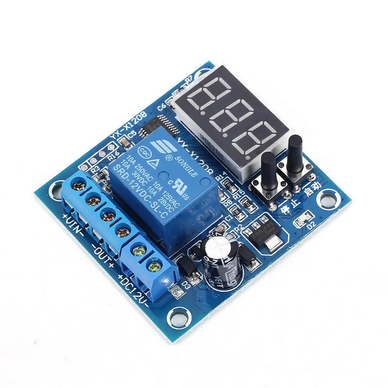 Undervoltage Control Module LED Display Charge Controller for 12V 120V