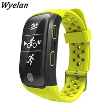 Bluetooth GPS трекер Браслет IP68 Водонепроницаемый Смарт Браслет монитор сердечного ритма Фитнес трекер Smart Band