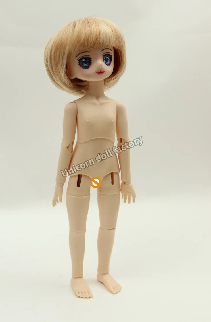 Bjd doll 1/6 Cartoon girl shion doll high quality model birthday gift free eyes