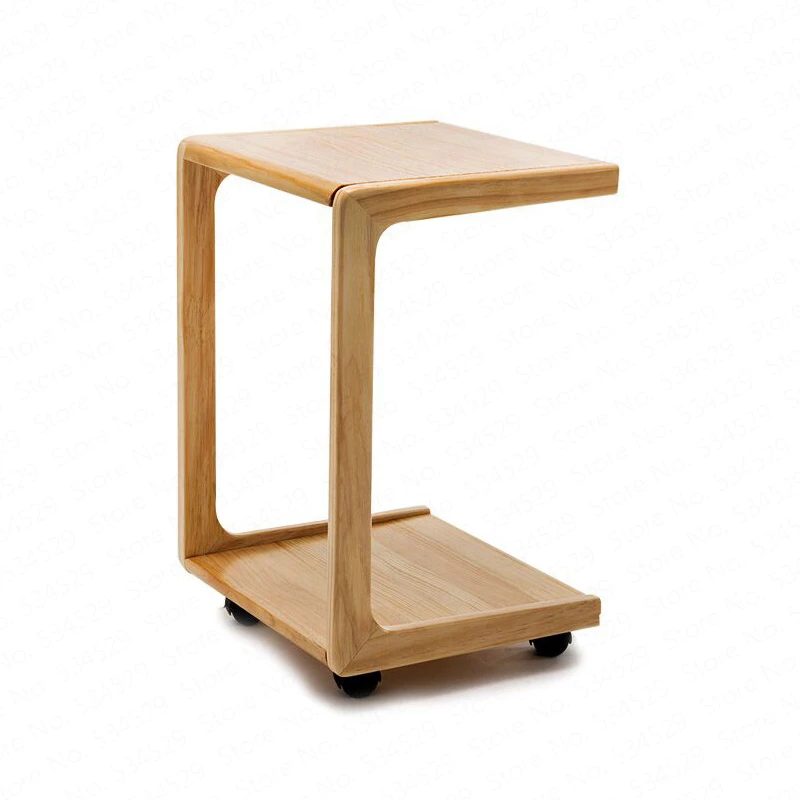 Bedside Sofa Side Table Mini Removable Small Coffee Table Solid Wood
Simple Bedroom Simple Office Coffee Table With Wheels