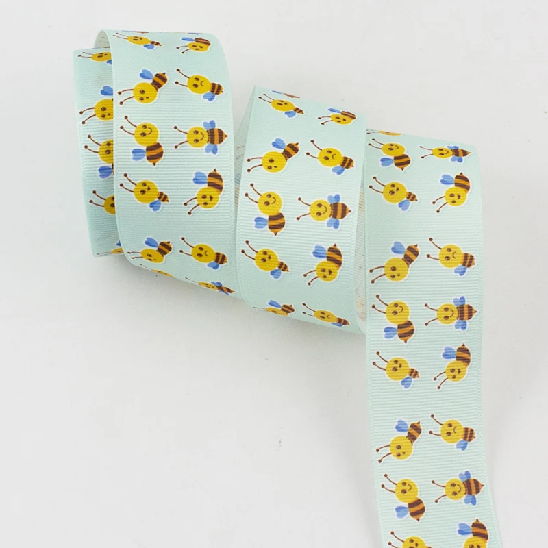 

Bee ribbon DIY hair bow accessories hawaii sewing craft wedding decorations weaving 16mm 22mm 25mm 38mm 57mm 75mm