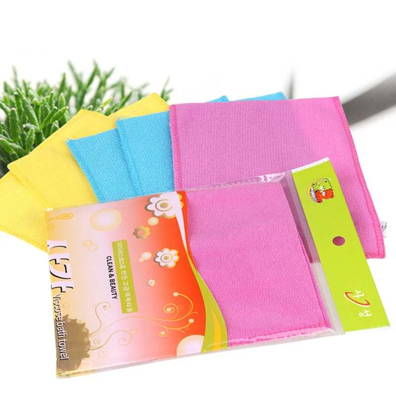

Exfoliating Nylon Solid Bath Brushes Shower Body Cleaning Washing Scrubbing Cloth Towel Sponges & Scrubbers Bath Brushes