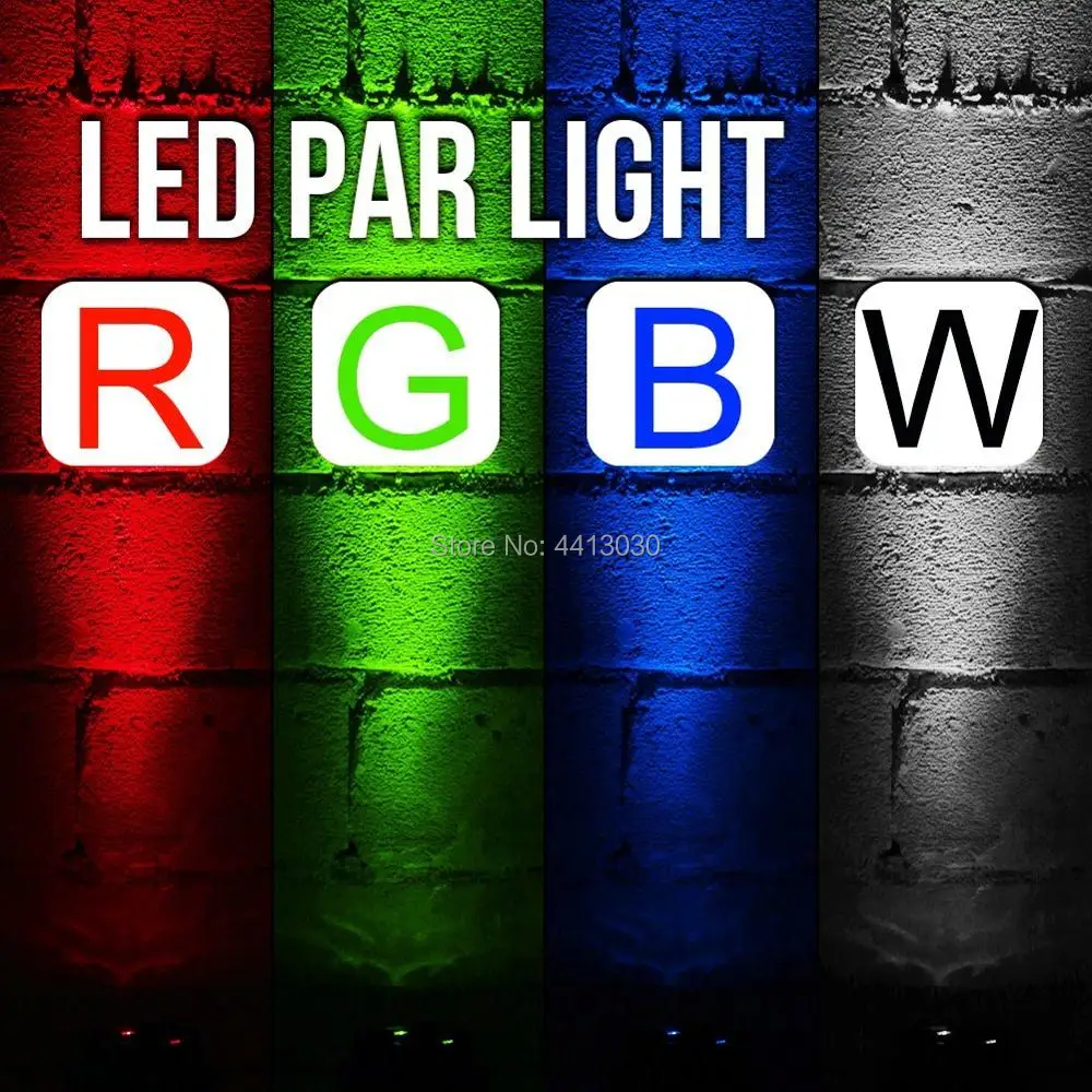 Светодиодный Par 12x3 Вт RGBW плоский светильник с DMX512 для дискотеки DJ цветной сценический светильник ing