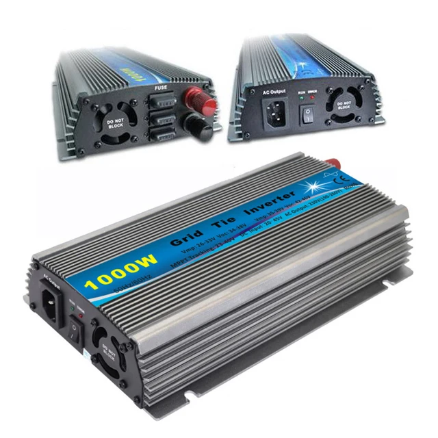 1000W MPPT Grid Tie Inverter 10.5 30V / 22 50V DC to AC 190 260V or 90