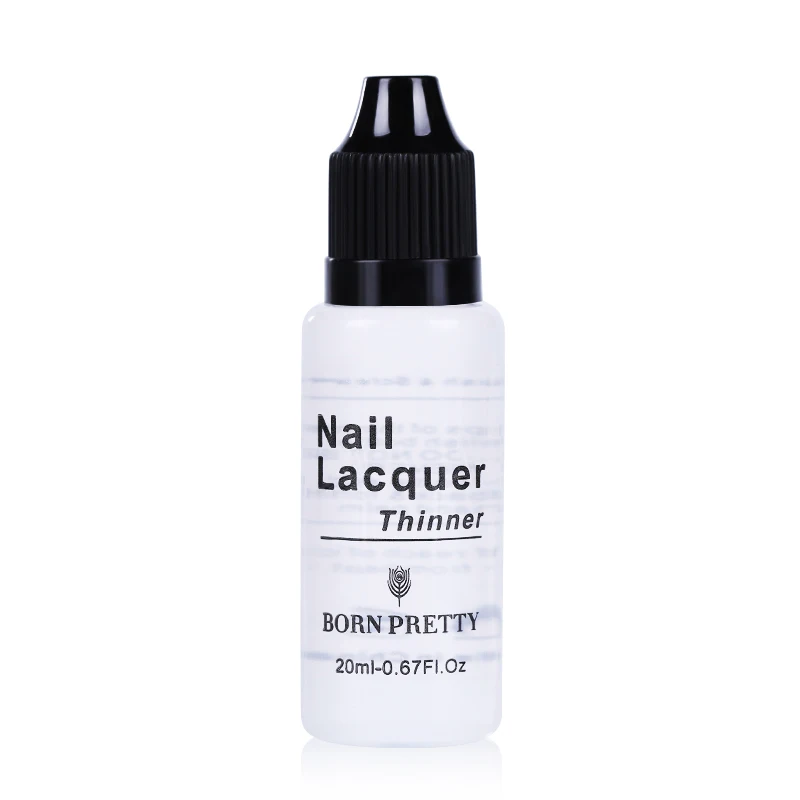 BORN PRETTY 1PC Nail Polish Thinner 20ml Nails Lacquer Varnish Thinner