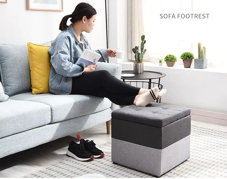 Sgabello أريكة Taburet خمر الأثاث Puf العثمانيين Escalera Plegable Krukje Taburete Pouf تخزين Poef القدم البراز