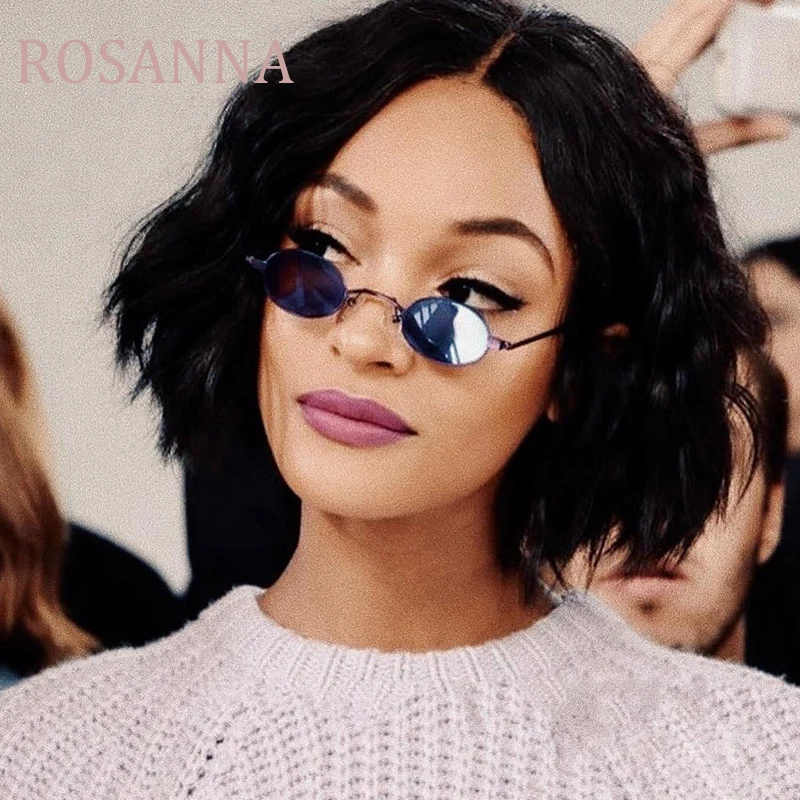 Новые маленькие овальные стимпанк Солнцезащитные очки карамельных цветов, модные женские и мужские винтажные брендовые дизайнерские ретро круглые солнцезащитные очки