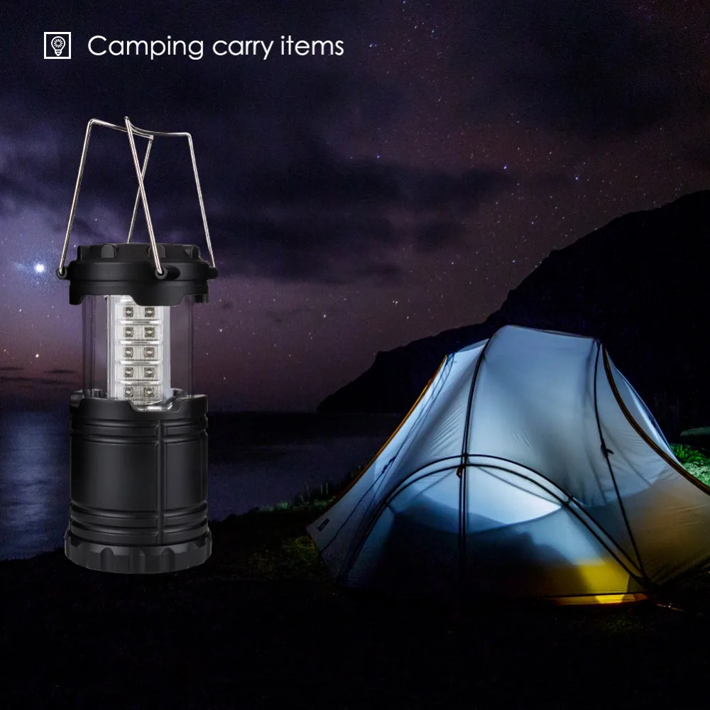 SANYI складной 30 светодиодный светильник Вес портативные фонари для кемпинга флэш-светильник для походов чрезвычайных ситуаций палатка удобный светильник ing