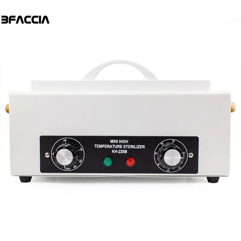 

Bfaccia High Temperature UV Sterilizer Box Nail Art Tool Sterilizer Box With Hot Air Disinfection Cabinet Nail Art Equipment EU