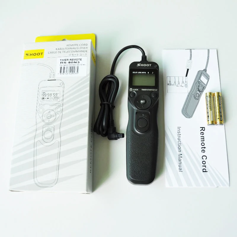 New Remote Timer Shutter Release For Canon EOS 10D 20D 30D 40D 50D 5D