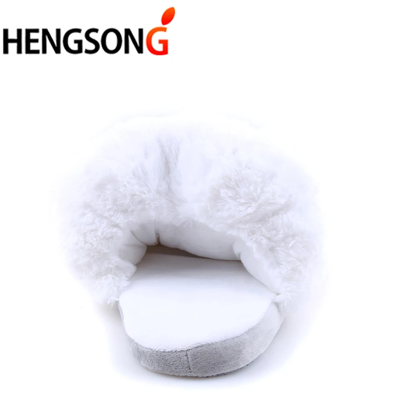 HENGSONG/зимние теплые домашние тапочки плюшевые с единорогом для взрослых милые