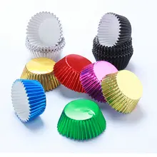 100 шт 11 см утолщенная алюминиевая чашка Pomarfen ПВХ коробка снег Мэй Niang бумага для выпечки держатель