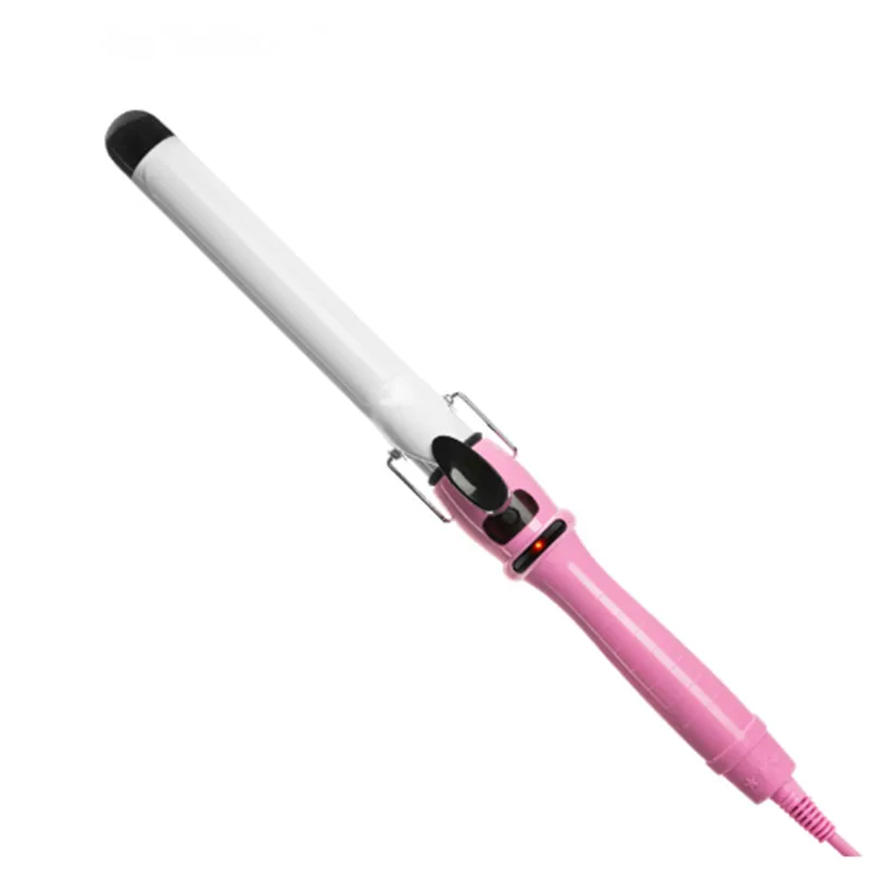 

2017 Real Hair Curler Curlers Conical Curling Iron Single Tube Ceramic Glaze Pear Flower Cone Professional Electric Hair Curly