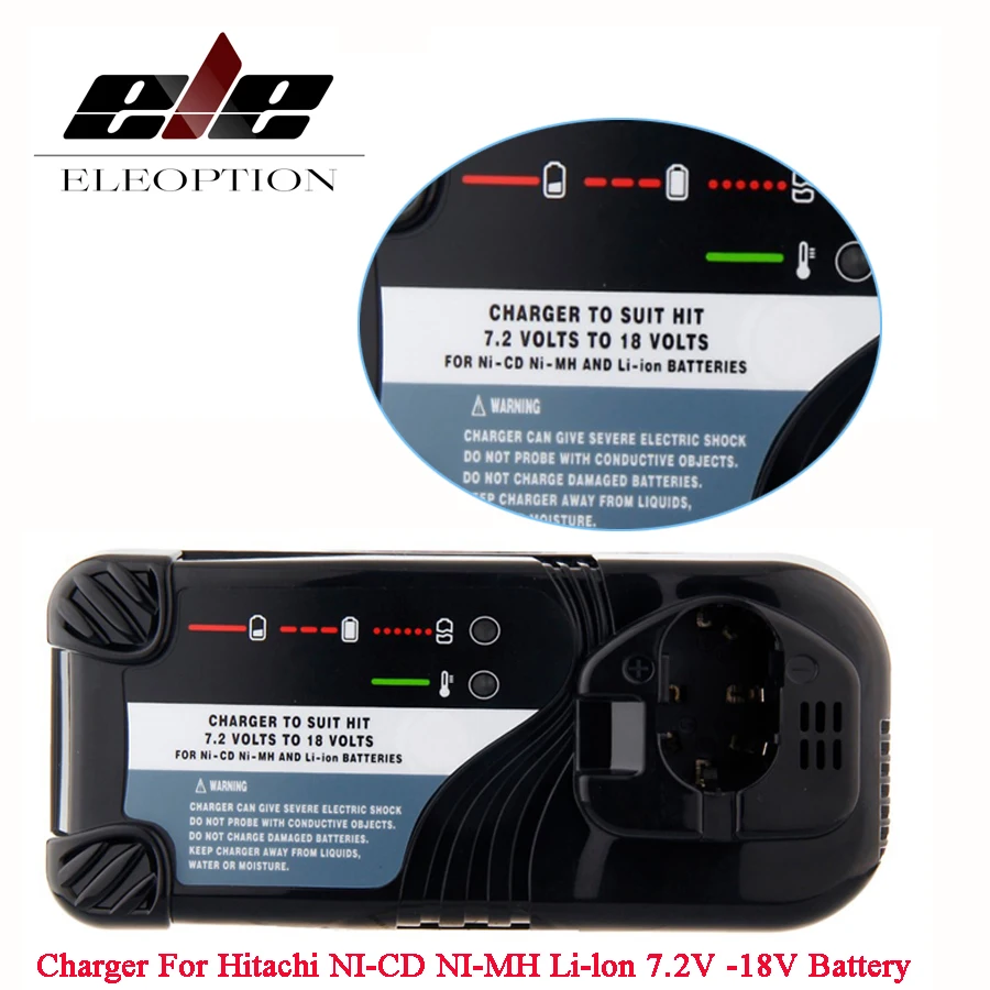 Charger For Hitachi 14.4V Li-ion Battery BCL1430 BCL1415 WH 14DA WH 14DH WH 14DL 