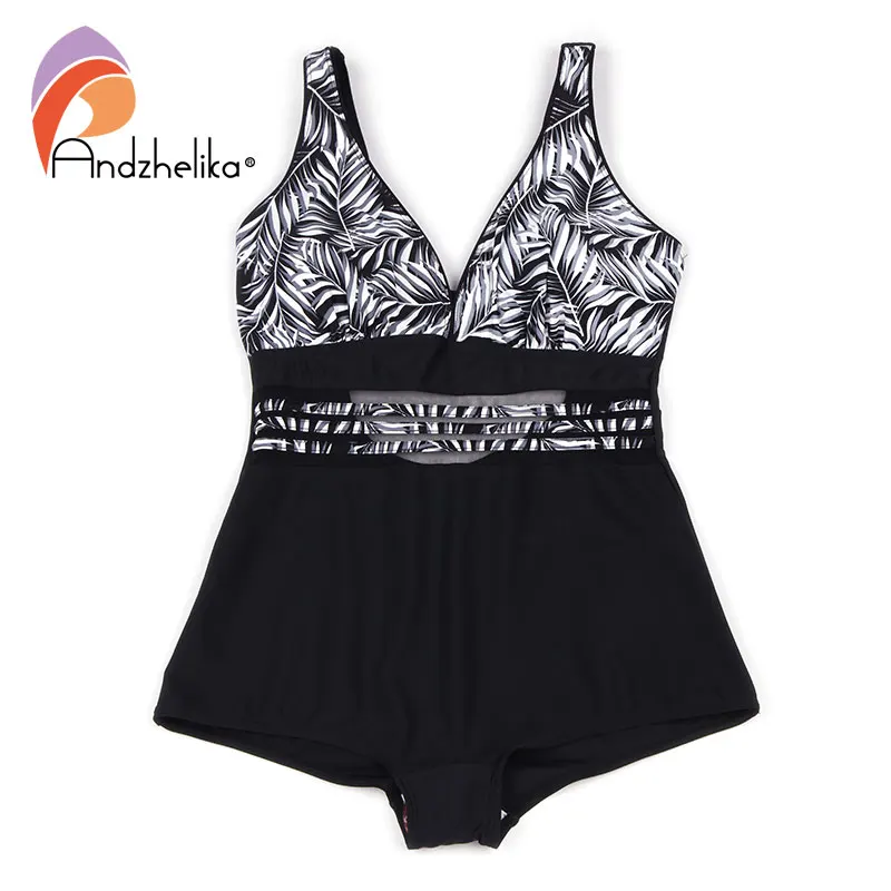Andzhelika bikini 2018 женский купальник монокини для девушек размера плюс боди Монокини
