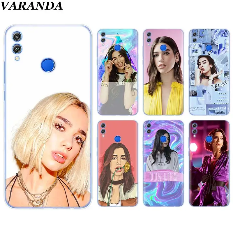 

Dua Lipa Soft TPU Cover Case Coque for Huawei Honor View 20 Y6 Y7 Y9 8X 8C 8S 8A 9 10 Lite 20i 2019 Silicone Case